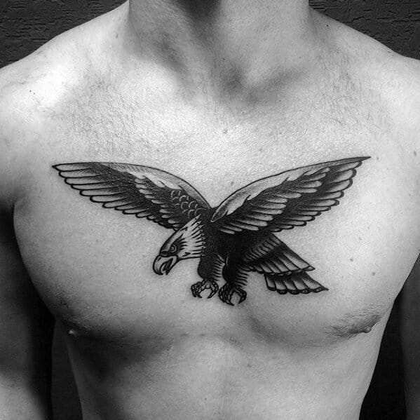 28 Latest Old School Tattoos To Inspire You In 2024! 31 Flying Eagle