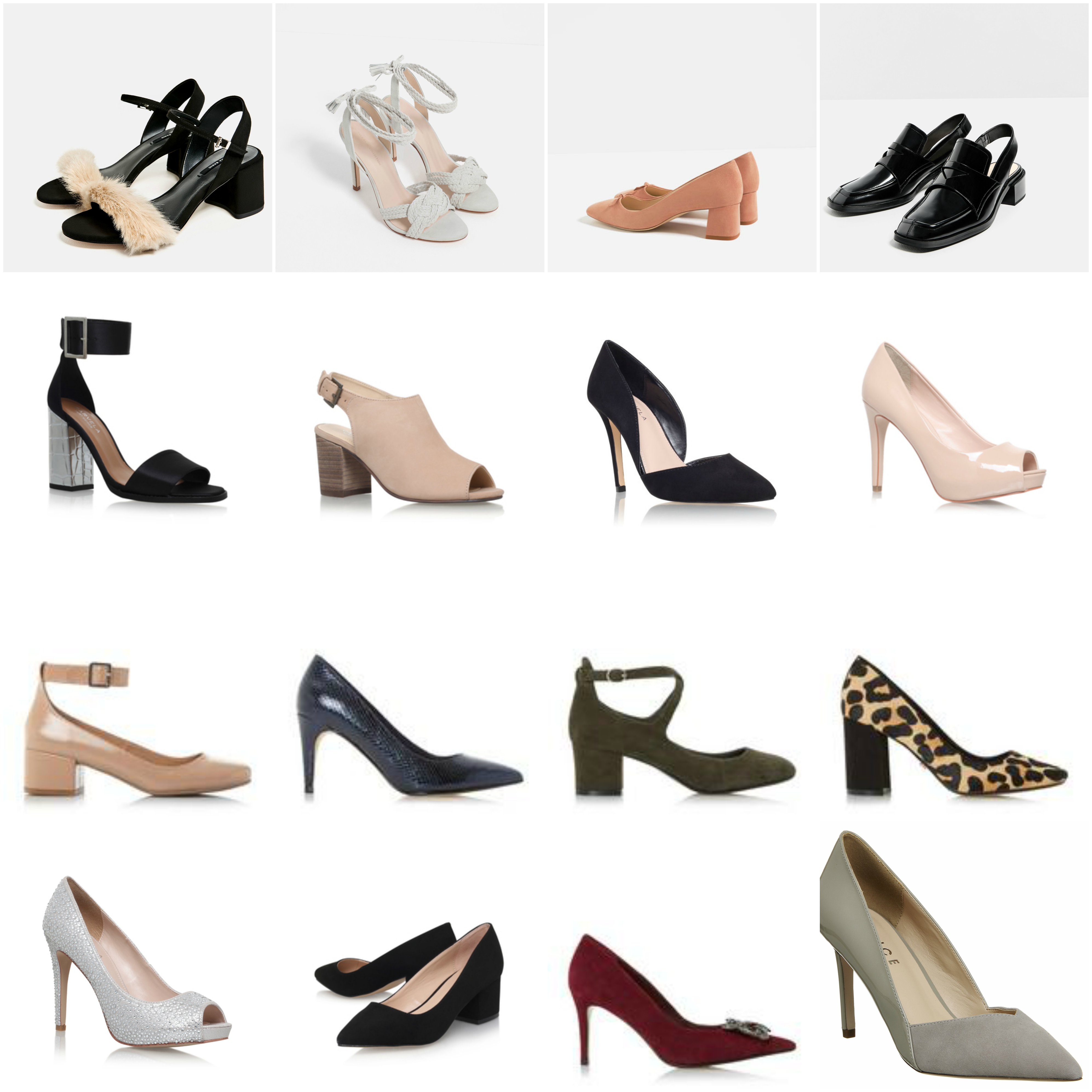 Comfortable Heels for Winter 12 product grid of comfortable heels