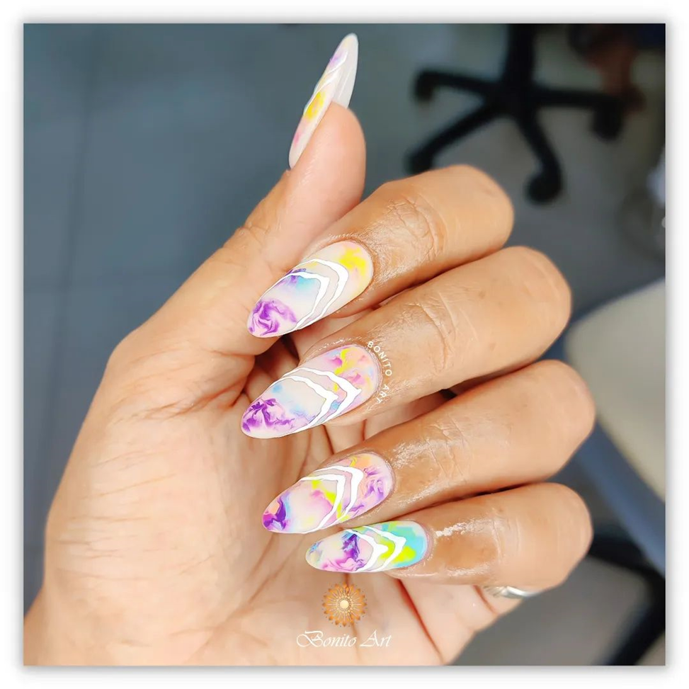 34 Latest Floral Nail Designs To Try In 2024! 16 Blossoming Elegance