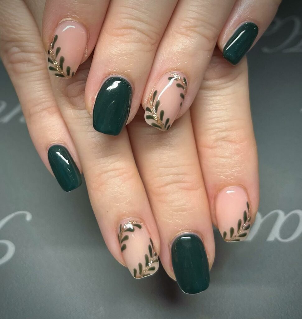 30 Latest Emerald Green Nail Designs To Try in 2024! 23