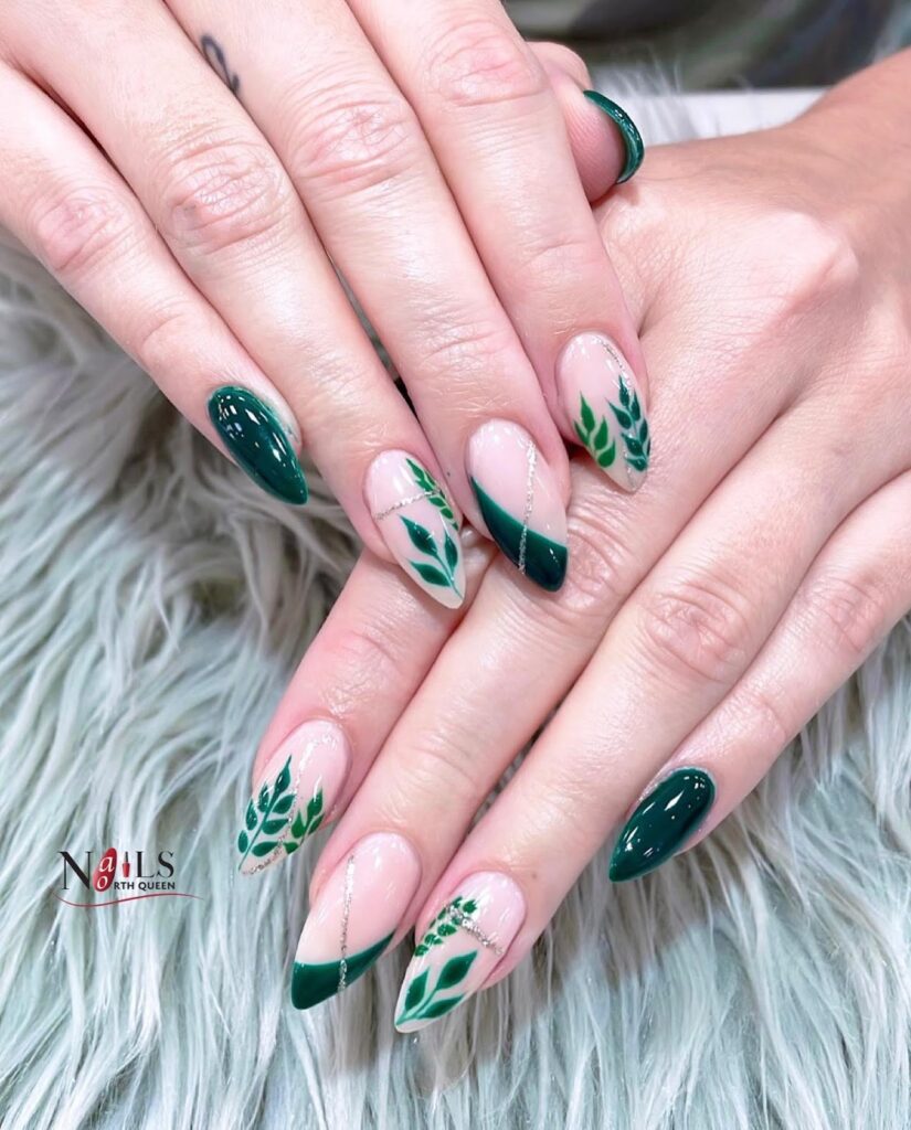 30 Latest Emerald Green Nail Designs To Try in 2024! 32