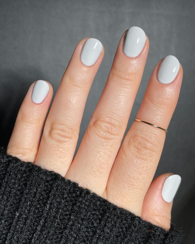 25 Latest Sweater Nail Designs To Try In 2024! 20 Sleek Slate Serenity