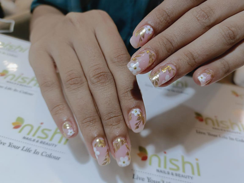 34 Latest Floral Nail Designs To Try In 2024! 63