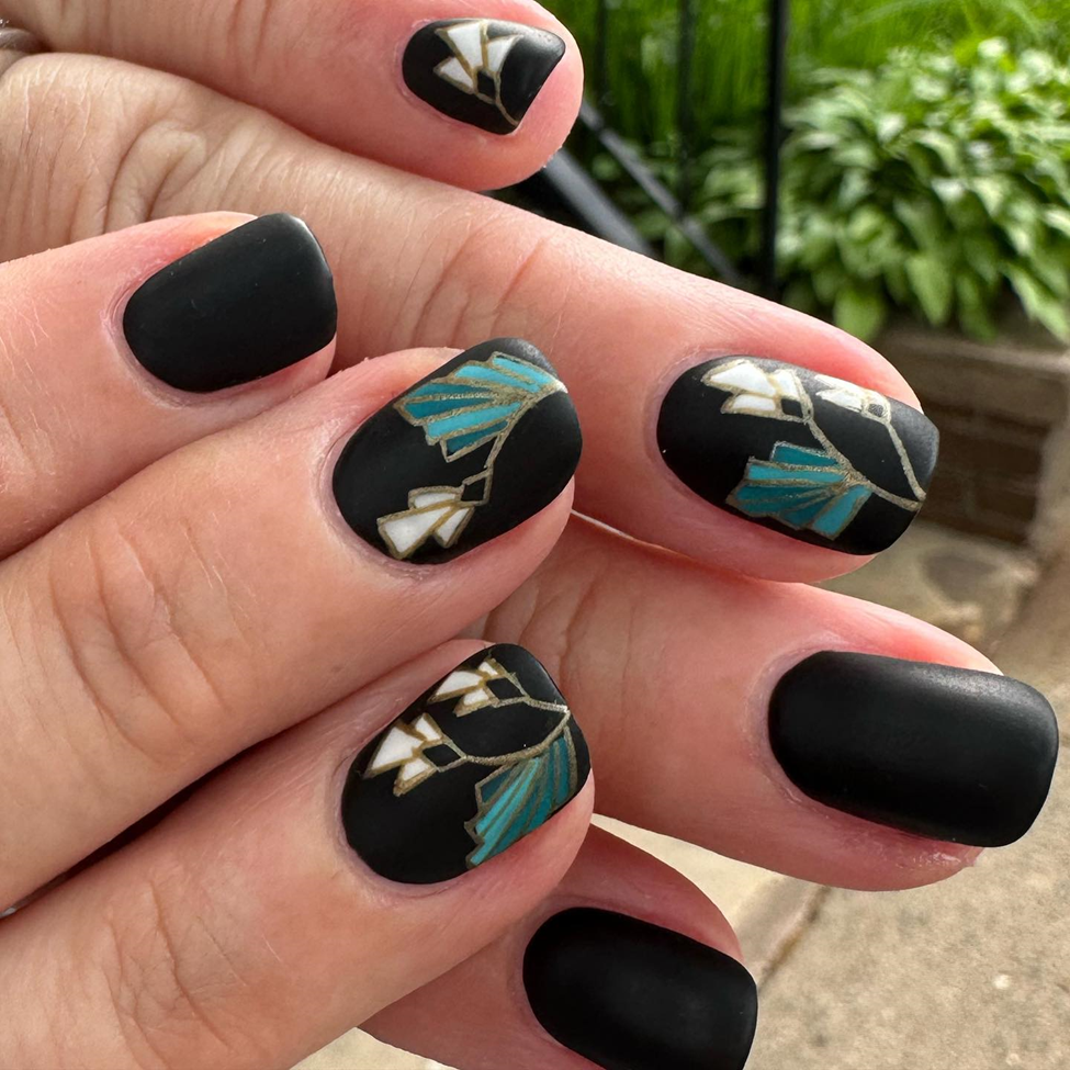 34 Latest Floral Nail Designs To Try In 2024! 84