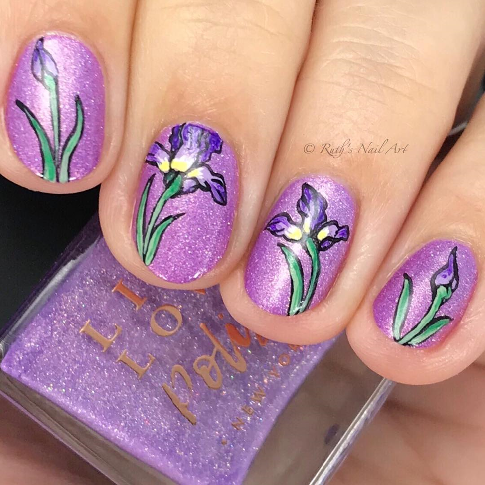 34 Latest Floral Nail Designs To Try In 2024! 105