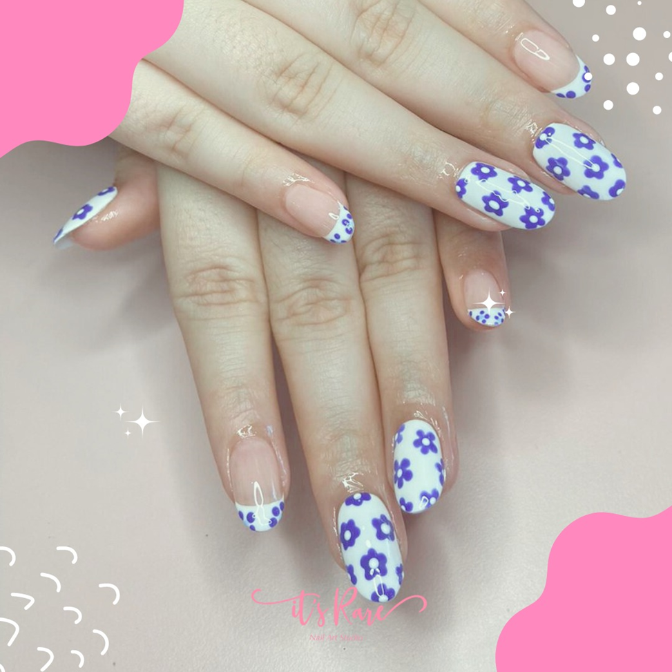 34 Latest Floral Nail Designs To Try In 2024! 31