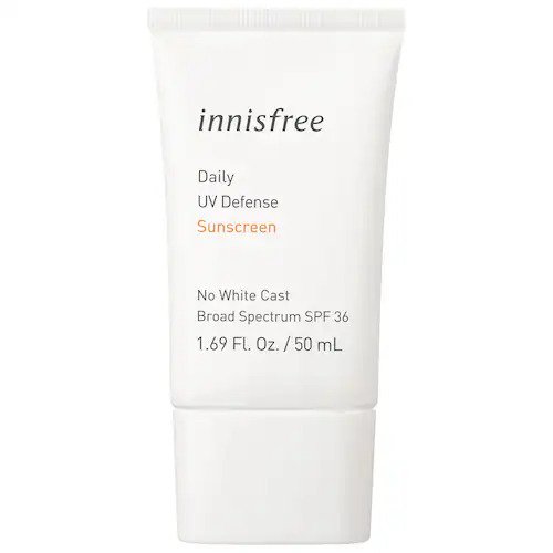 innisfree Daily UV Defense Invisible Broad Spectrum SPF 36 Sunscreen