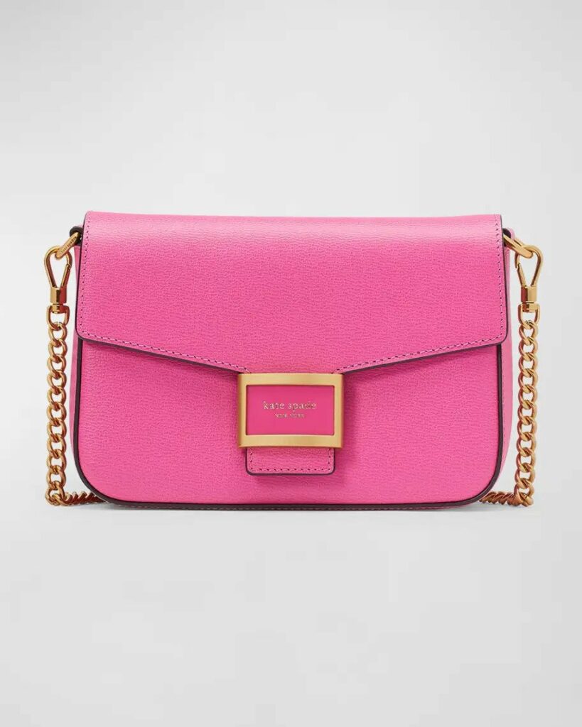 kate spade new york katy textured leather chain crossbody bag