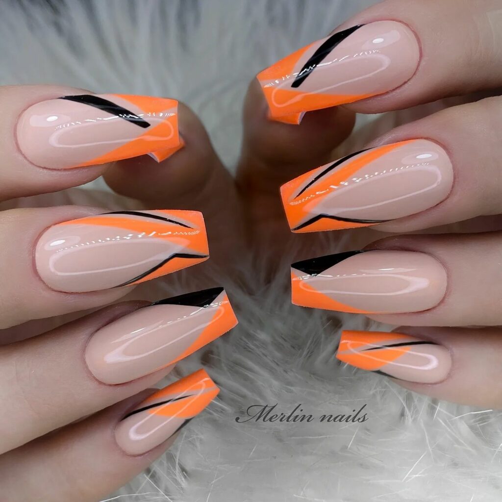 Feel Vibrant with 30 Pink And Orange Nail Designs in 2024 37