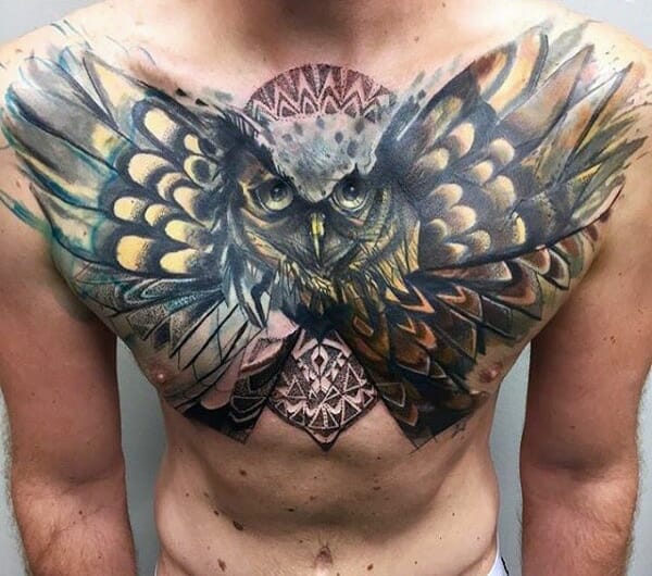 33 Latest Owl Tattoos To Inspire You In 2024! 35 New School Owl Tattoo