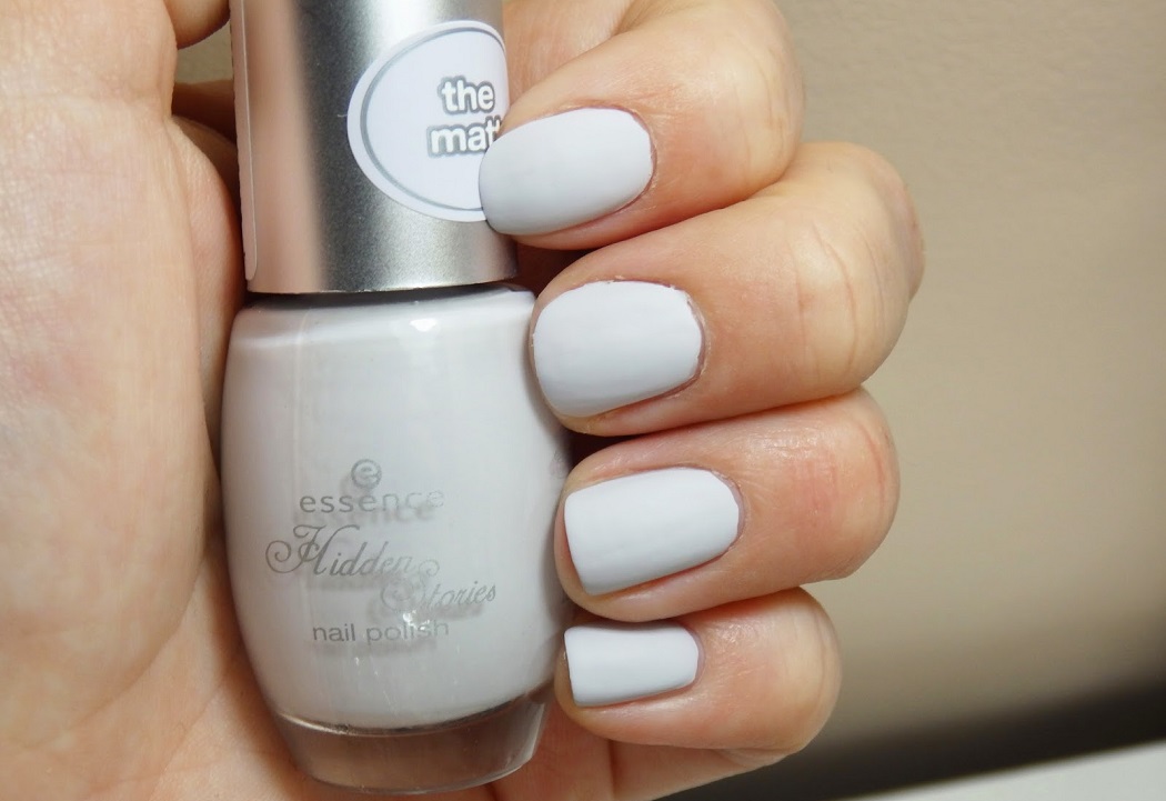 Top 10 Best White Nail Polish Products 15 Essence matte Hidden Stories white nail varnish