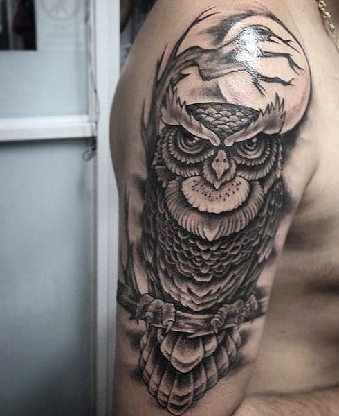 33 Latest Owl Tattoos To Inspire You In 2024! 20 Mens Owl Sleeve