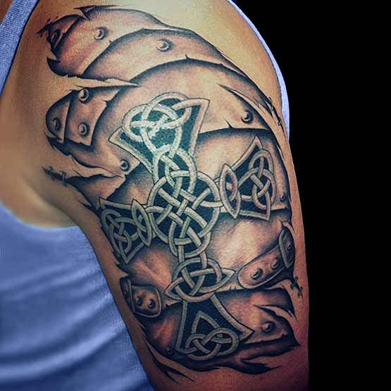 33 Latest Cross Tattoos To Inspire You In 2024! 33 Antic Cross Tattoo