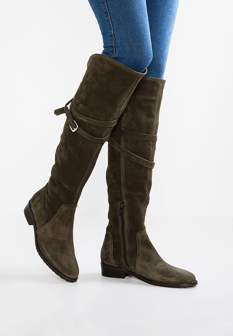 mint&berry Over-the-knee-boots – khaki – £99.99 mint&berry Over-the-knee-boots - khaki