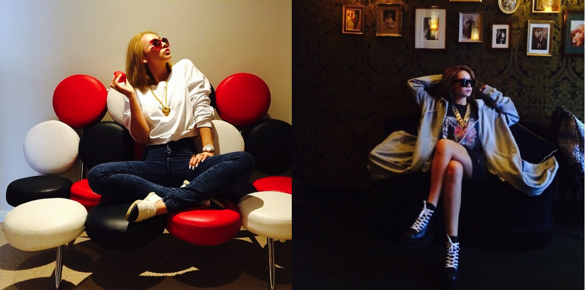 How To Wear Oversized Sweaters - Top Style Tips 25 outfit grid chaerin lee cl womens oversized sweater style