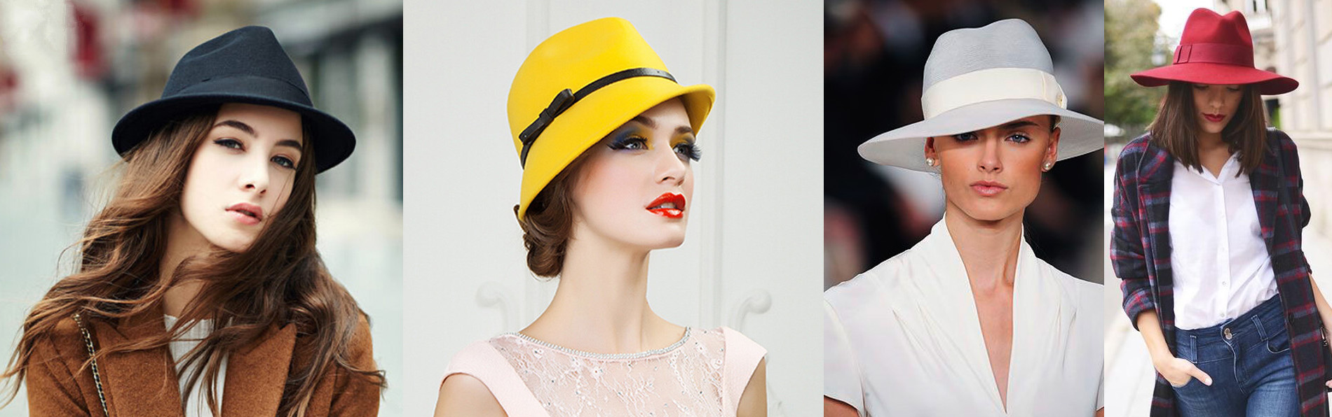 Tips On How To Wear Fedora Hats For Women 10 outfit grid fedora hat women hats fashion style