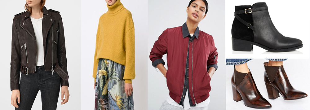 How To Wear Boyfriend Jeans - Our Key Style Tips 15 outfit grid womens boyfriend jeans jacket boots jumper