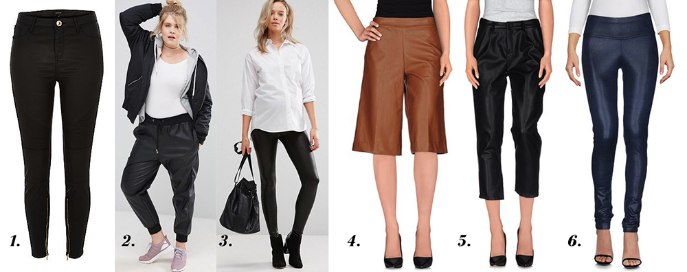 How To Wear Leather Pants - We Reveal the Killer Secrets You Need 26 outfit grid womens leather look faux leather pants trousers style