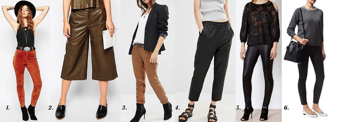 How To Wear Leather Pants - We Reveal the Killer Secrets You Need 24 outfit grid womens leather pants trousers culottes style