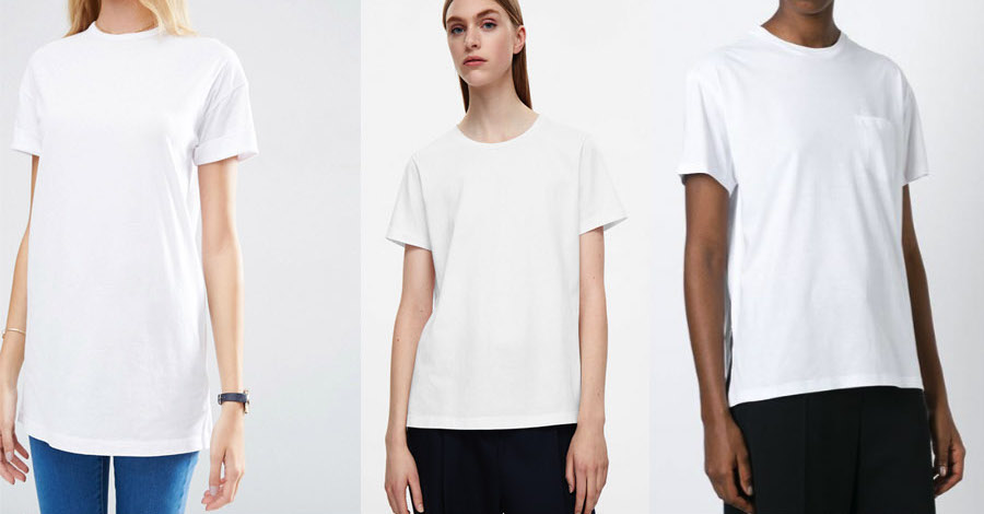 The Top 10 Best White T-shirts For Women 10 outfit grid womens white t-shirts crew v neck fashion style