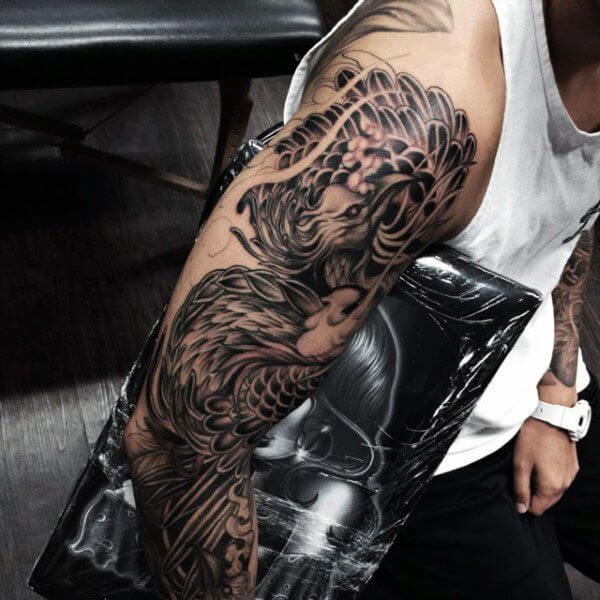 33 Latest Phoenix Tattoos To Inspire You In 2024! 33 Phoenix Sleeve Tattoo