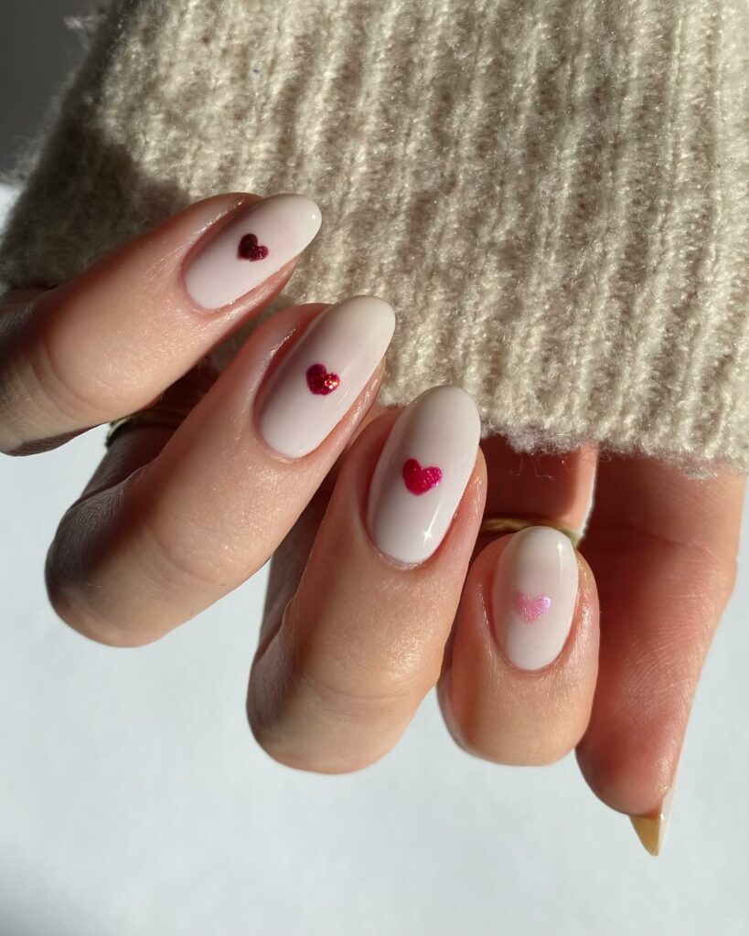 Latest Red to Pink Color Palette Nail Design To Try In 2024! 16