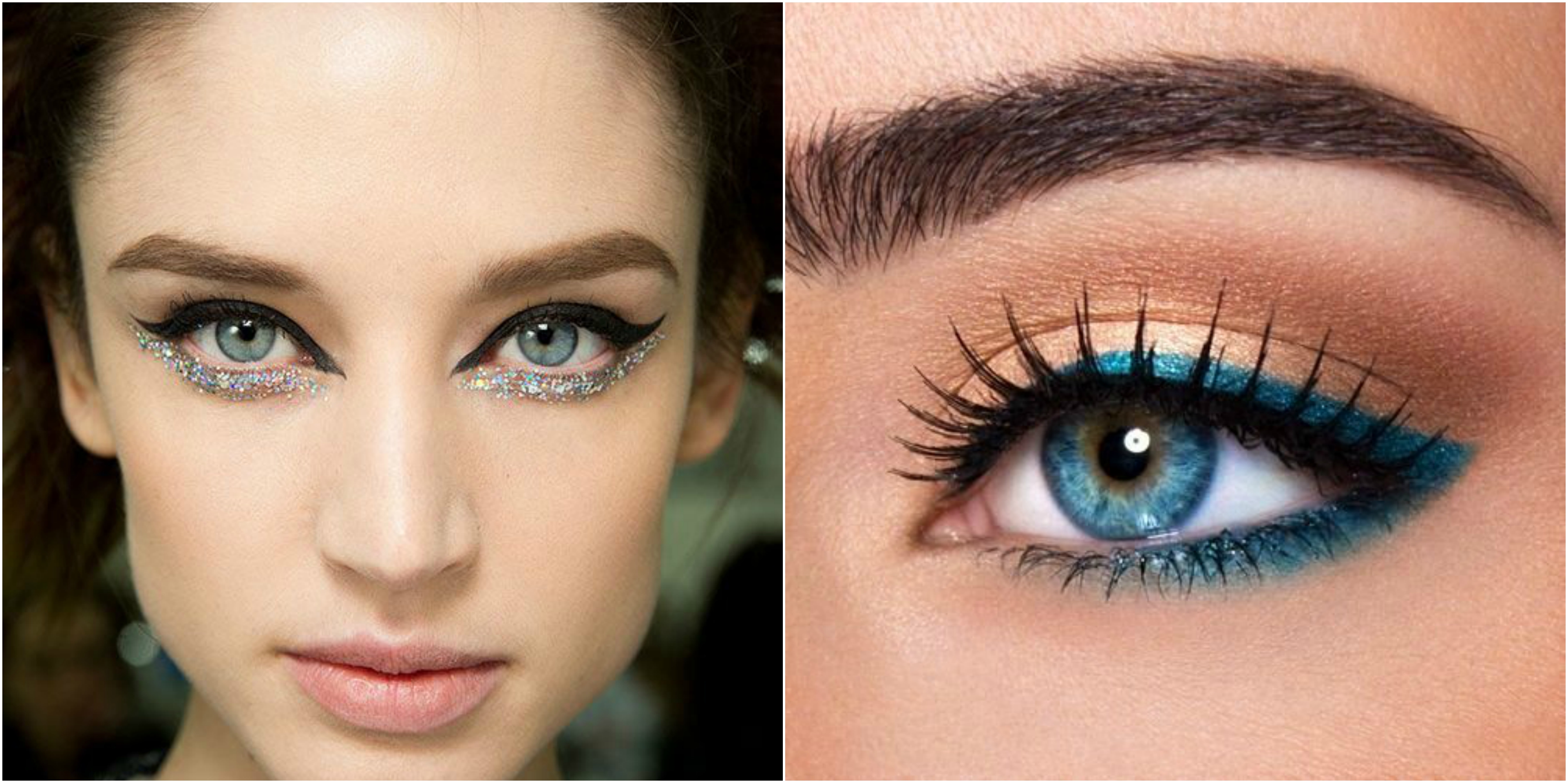 10 Makeup Trends for Autumn / Winter You Need to Try 13 Coloured eyeliner, coloured makeup, trend, beauty, eyes, autumn winter makeup, beauty trends, eyes, sparkle, winter makeup, runway trends