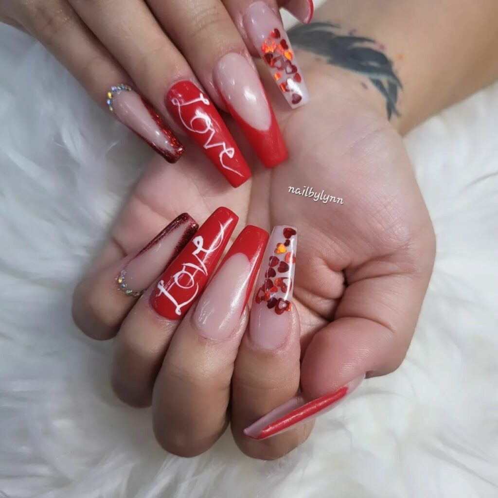 18 Latest Heart Shape Nail Designs To Try For Valentine's Day 2024! 22