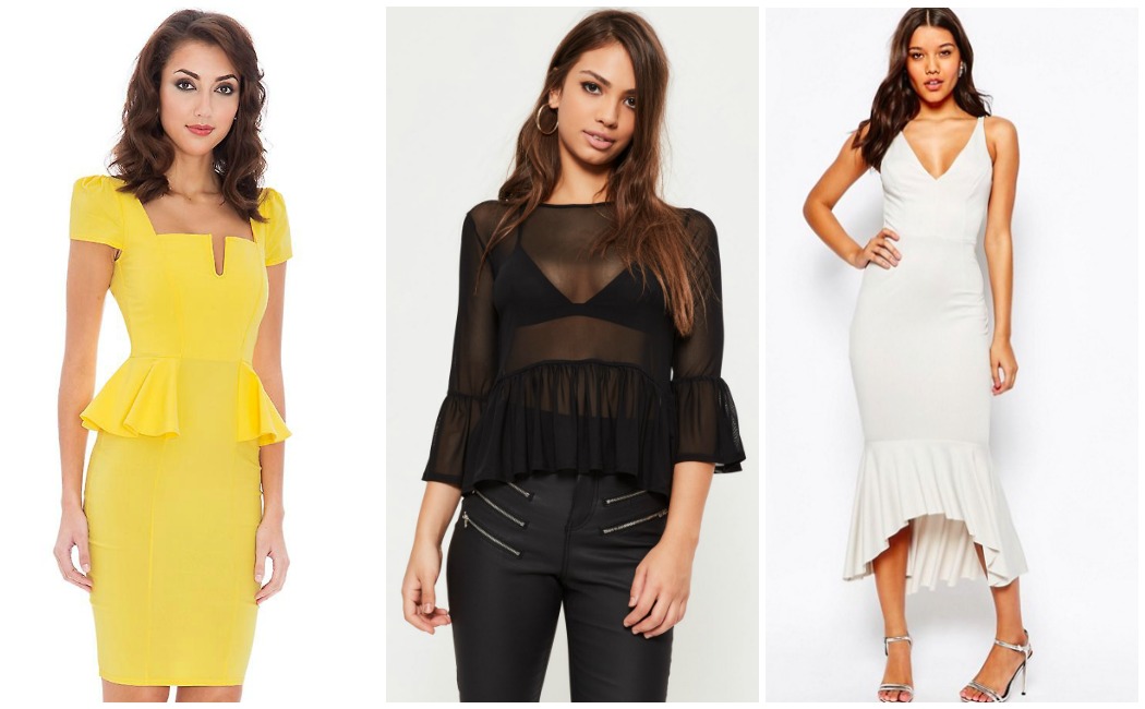 20 Of The Best Peplum Dresses 16 shop-the-look-yellow-dress-black-top-white-dress