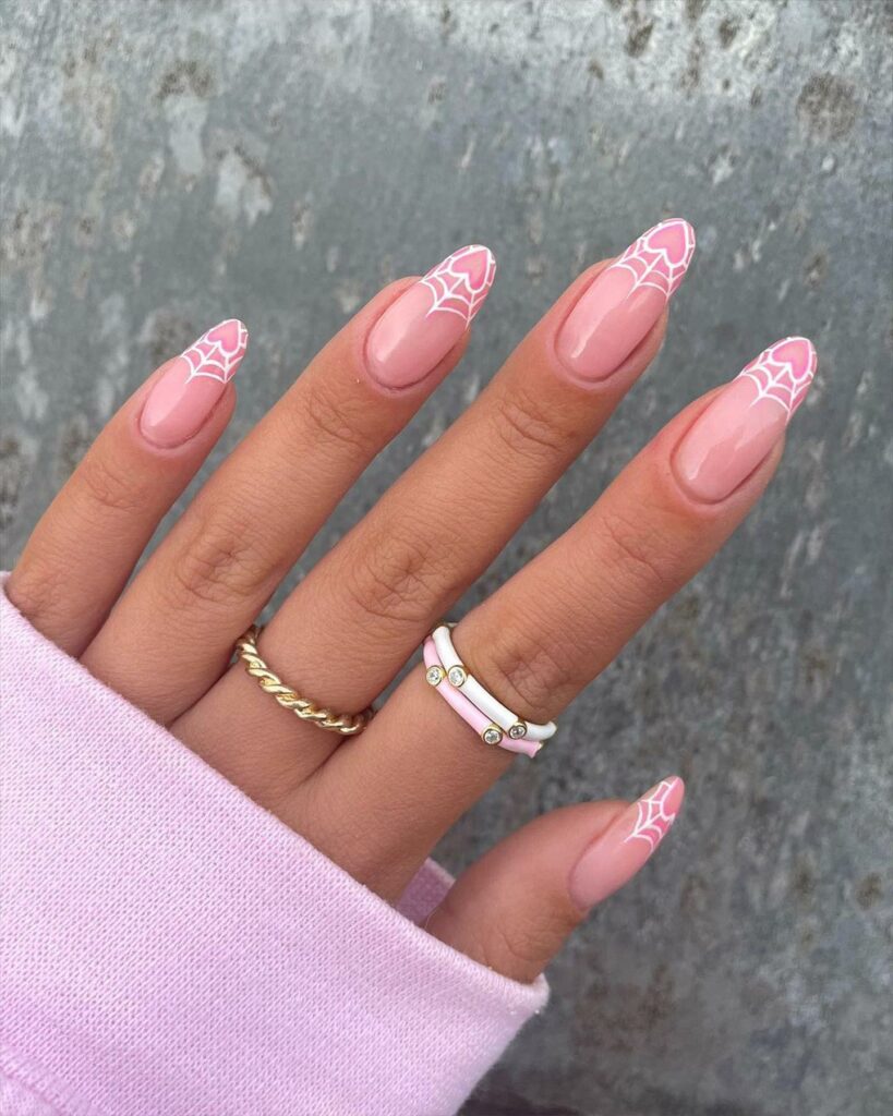 55 Latest Spider Web Nail Designs To Try In 2024! 25 simple spider web nails