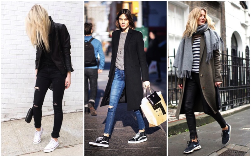 What Shoes to Wear with Skinny Jeans 12 skinny-jeans-trainers-sneakers-daps