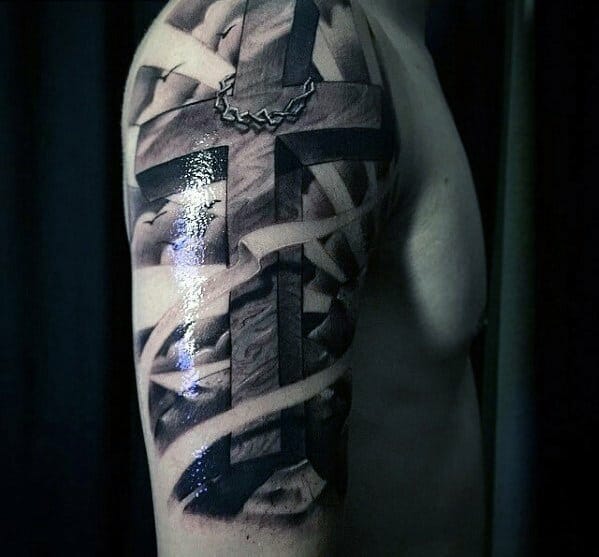 33 Latest Cross Tattoos To Inspire You In 2024! 29 Cross Tattoo Design