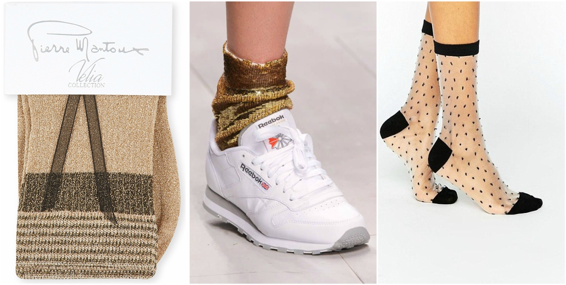 10 Easy Ways to Dress Down a Dress 36 socks-dressed-down-dresses-gold