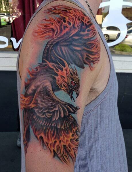 33 Latest Phoenix Tattoos To Inspire You In 2024! 36 Fantasy Phoenix Tattoo