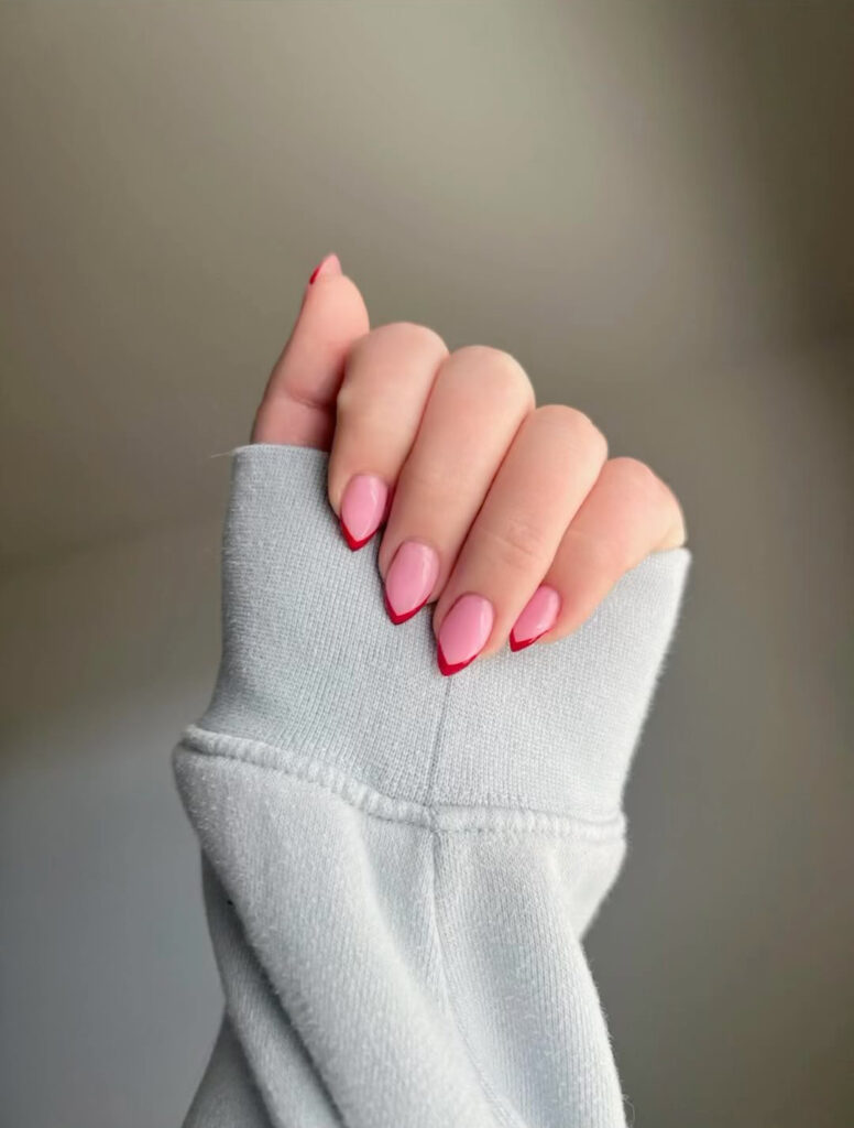 14 Cute Valentine’s Day Nail Ideas To Try in 2024! đŸ’… 10 Romantic Pink Nails with Passionate Red Accent