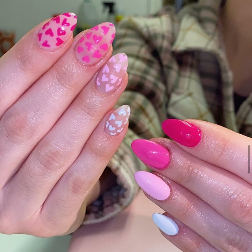 14 Cute Valentine’s Day Nail Ideas To Try in 2024! đŸ’… 16 Charming Sweetheart Nails: Lively Pink Shades for Valentine's