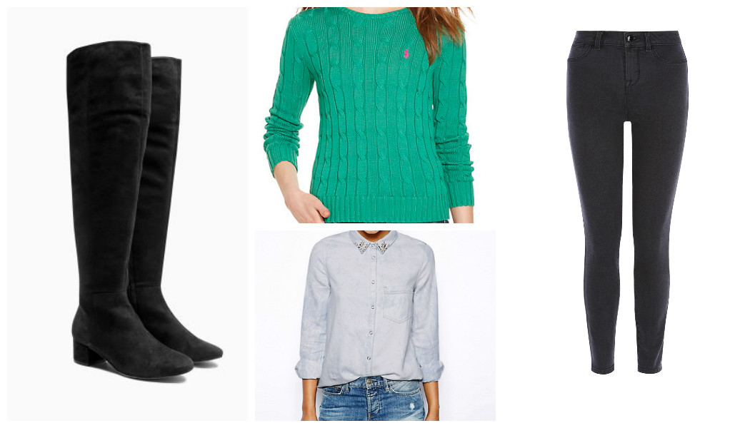 How To Wear Denim Shirts 41 winter denim shirts jumper jeans boots