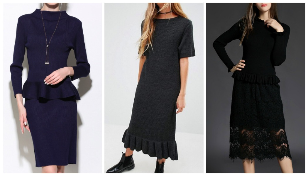 20 Of The Best Peplum Dresses 34 winter-peplum-dresses