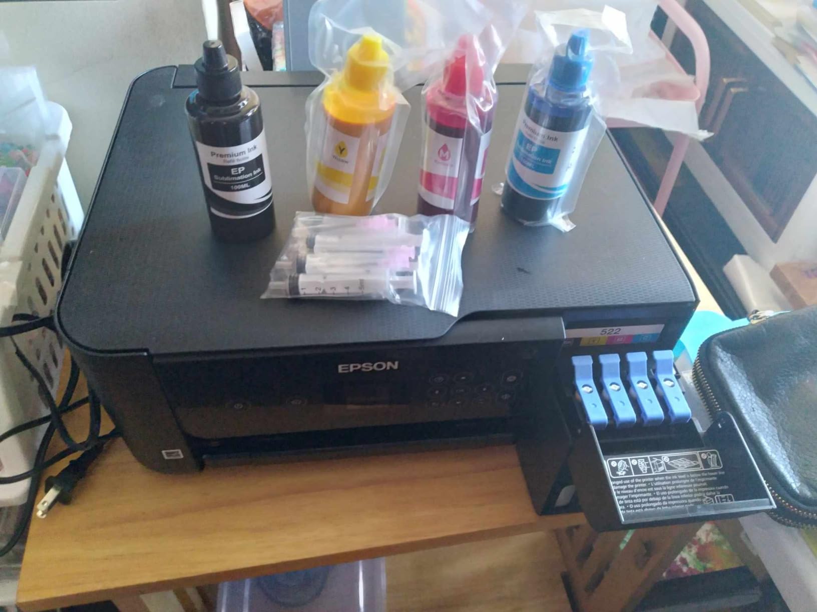 Epson EcoTank ET-2800 Wireless Color All-in-One Cartridge-Free Supertank Printer customer photo 1