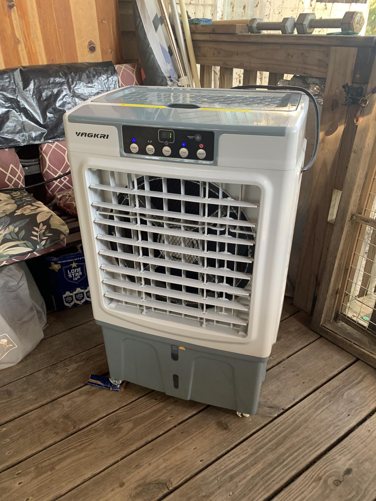 VAGKRI Swamp Cooler, 2100CFM Evaporative Air Cooler customer photo 1