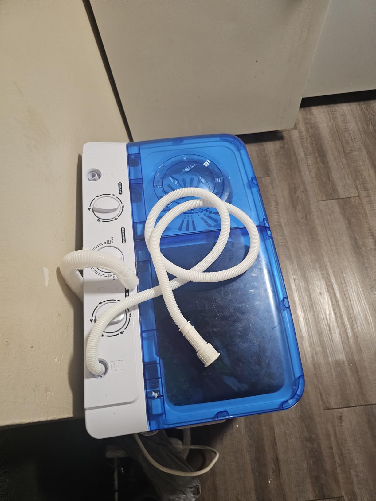 Auertech Portable Washing Machine, 28lbs Twin Tub Washer Mini Compact Laundry Machine with Drain Pump customer photo 1