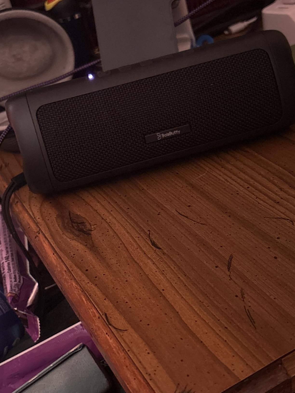 Bluetooth Speaker, 20W HD Sound, Portable Wireless, IPX5 Waterproof, Up to 24H Playtime, TWS, for Home/Party/Outdoor/Camping/Beach Essentials, Birthday Gift for Fathers Day Men Dad Husband (Black) customer photo 1
