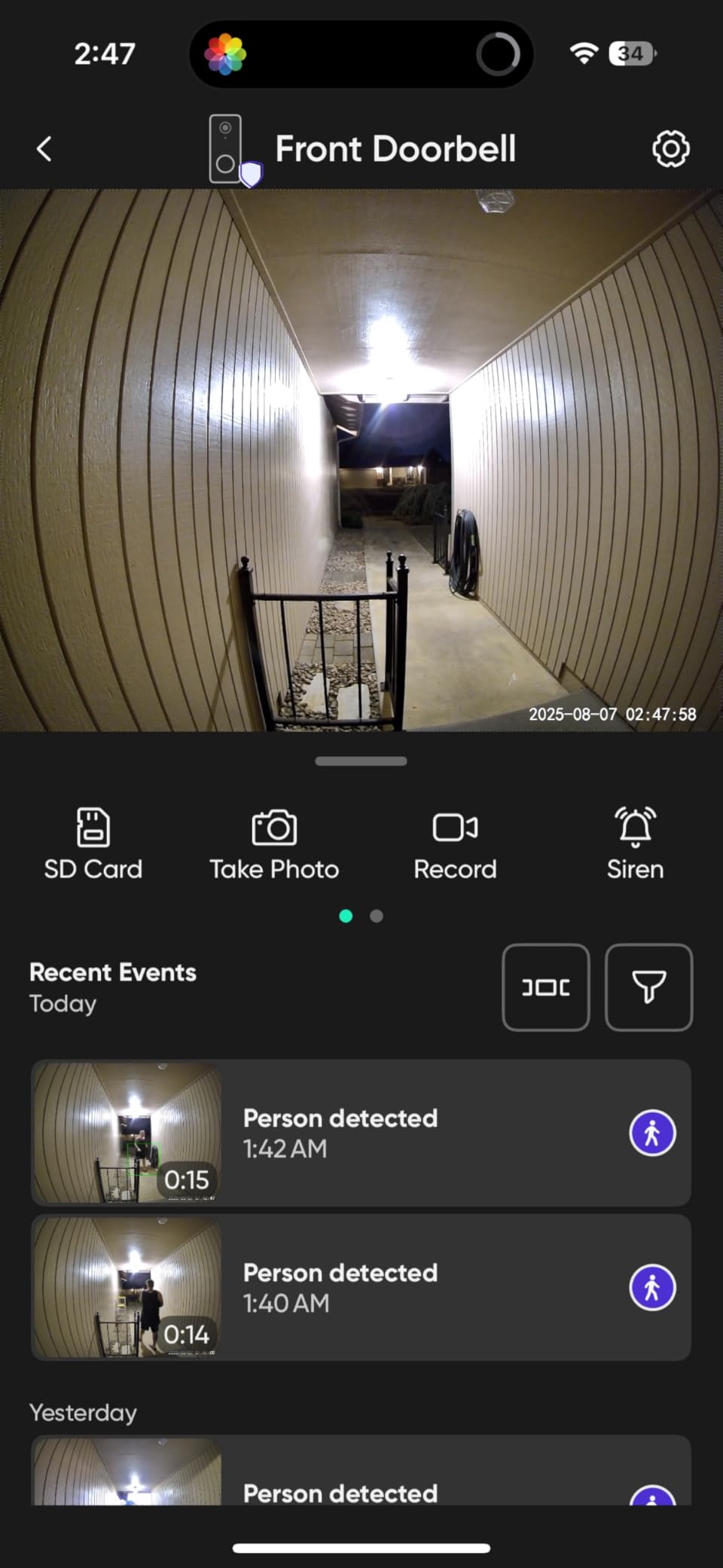 WYZE Video DOORBELL V2 Security Camera - Black customer photo 1
