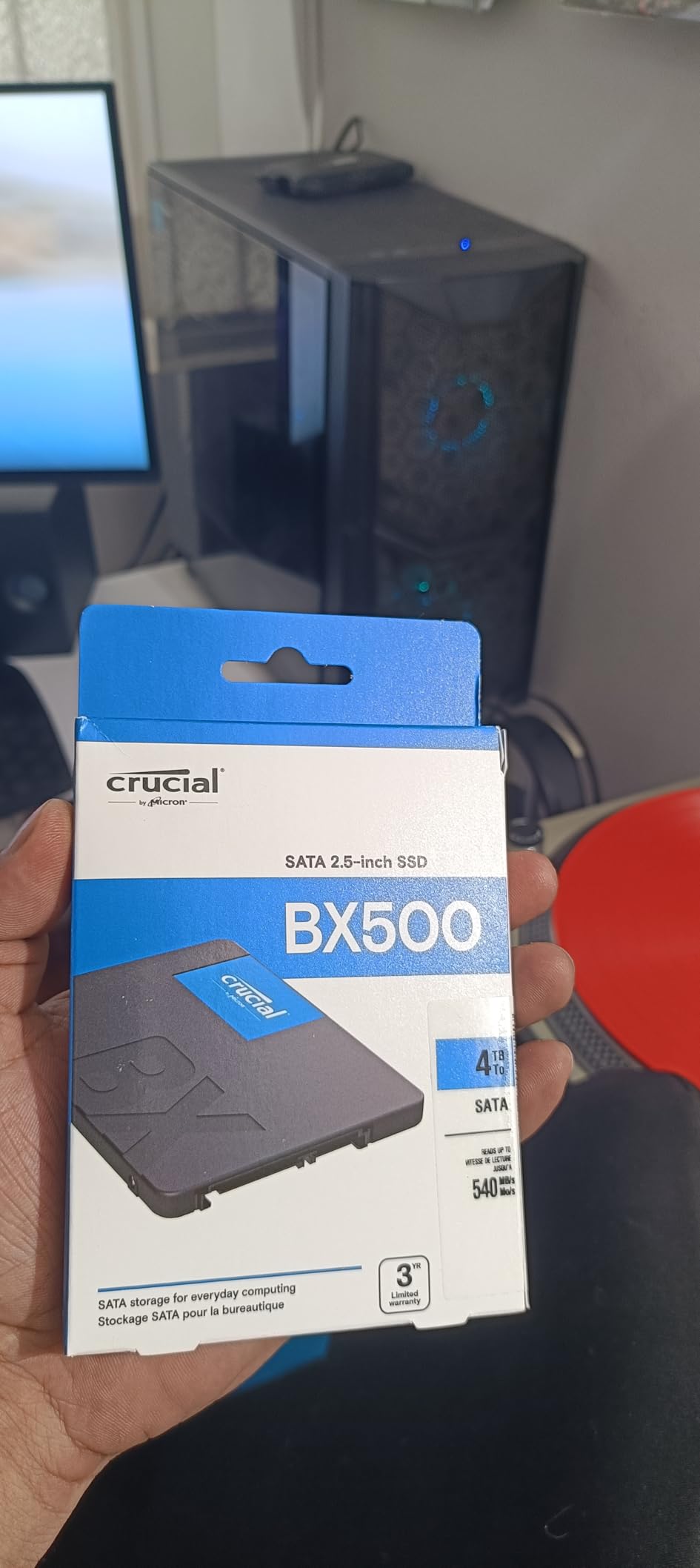 Crucial BX500 1TB 3D NAND SATA 2.5-Inch Internal SSD customer photo 2