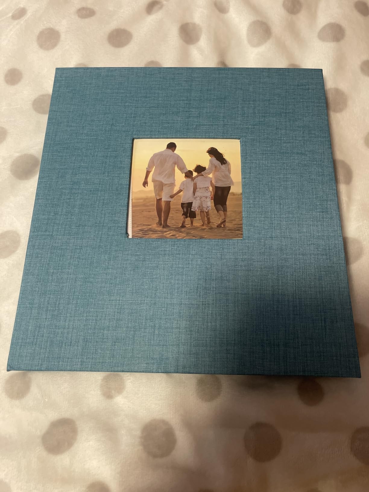 potricher Linen Hardcover Photo Album 4x6 600 Photos Large Capacity for Family Wedding Anniversary Baby Vacation (Gray, 600 Pockets) customer photo 2