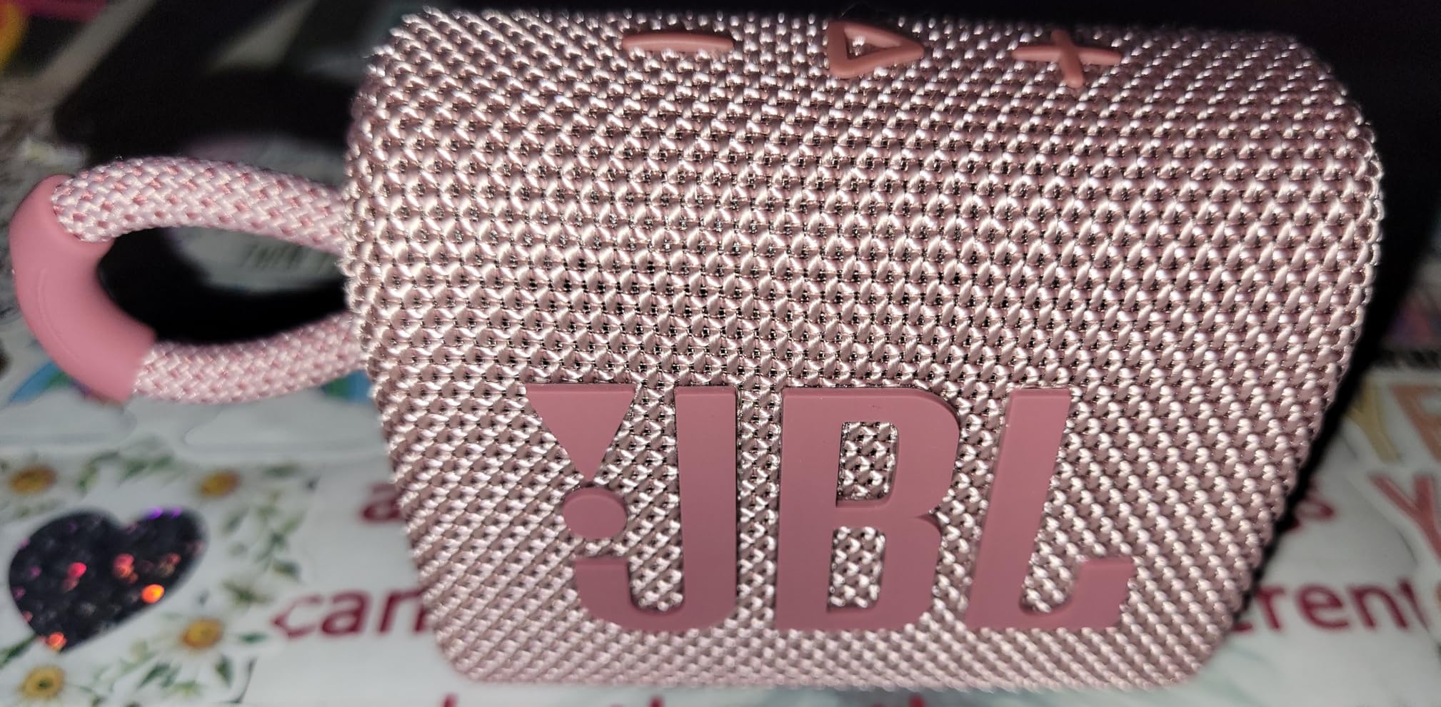 JBL Go 3 - Portable Mini Bluetooth Speaker, big audio and punchy bass, IP67 waterproof and dustproof, 5 hours of playtime, speaker for home, outdoor and travel (Black) customer photo 1