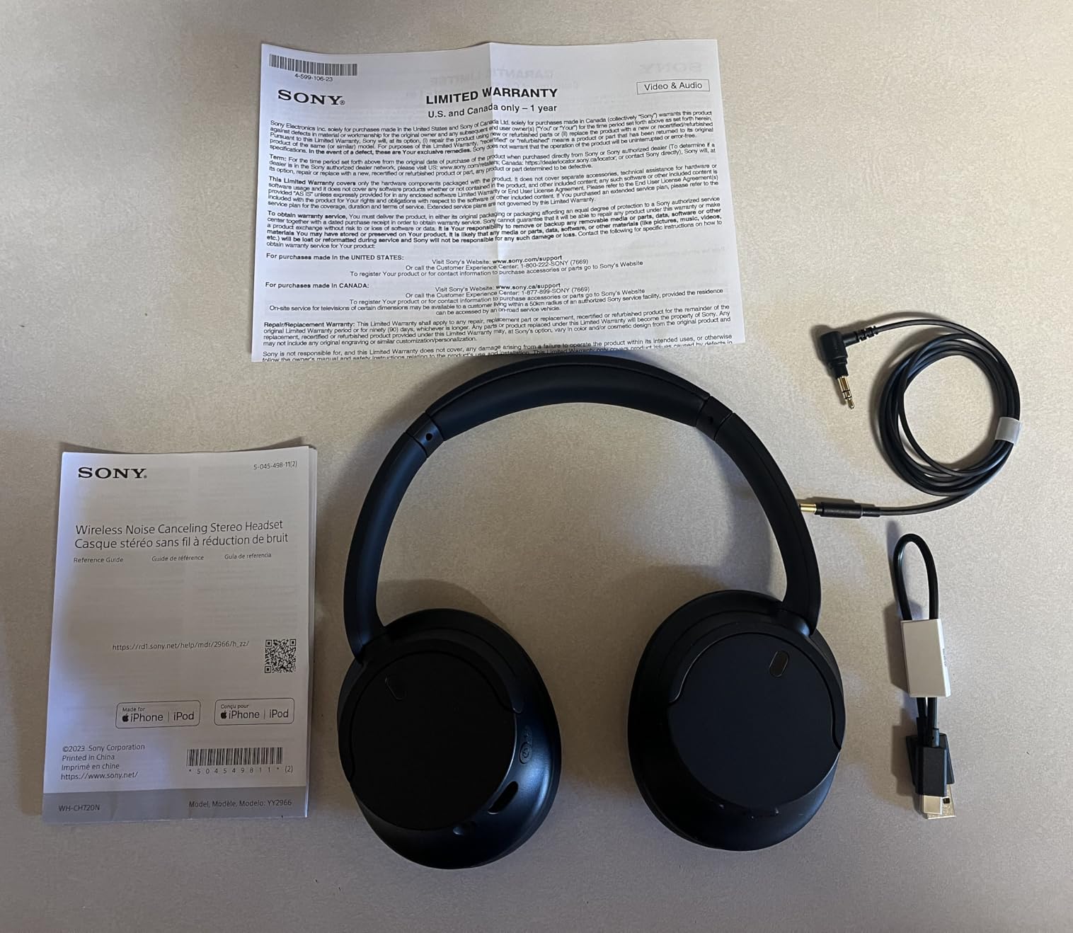 Sony WH-CH720N Noise Canceling Wireless Headphones Bluetooth Over The Ear Headset with Microphone and Alexa Built-in, Black New customer photo 1