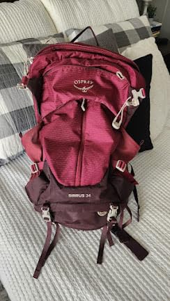 Osprey Sirrus 34L Women's Hiking Backpack, Elderberry Purple/Chiru Tan customer photo 2