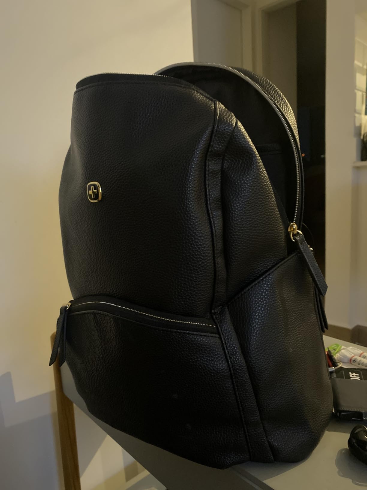 SwissGear Serenity Luxe Women's Laptop Backpack, Laptop Bag Fits Most 13-Inch Laptops, Black, 16 Inches customer photo 2