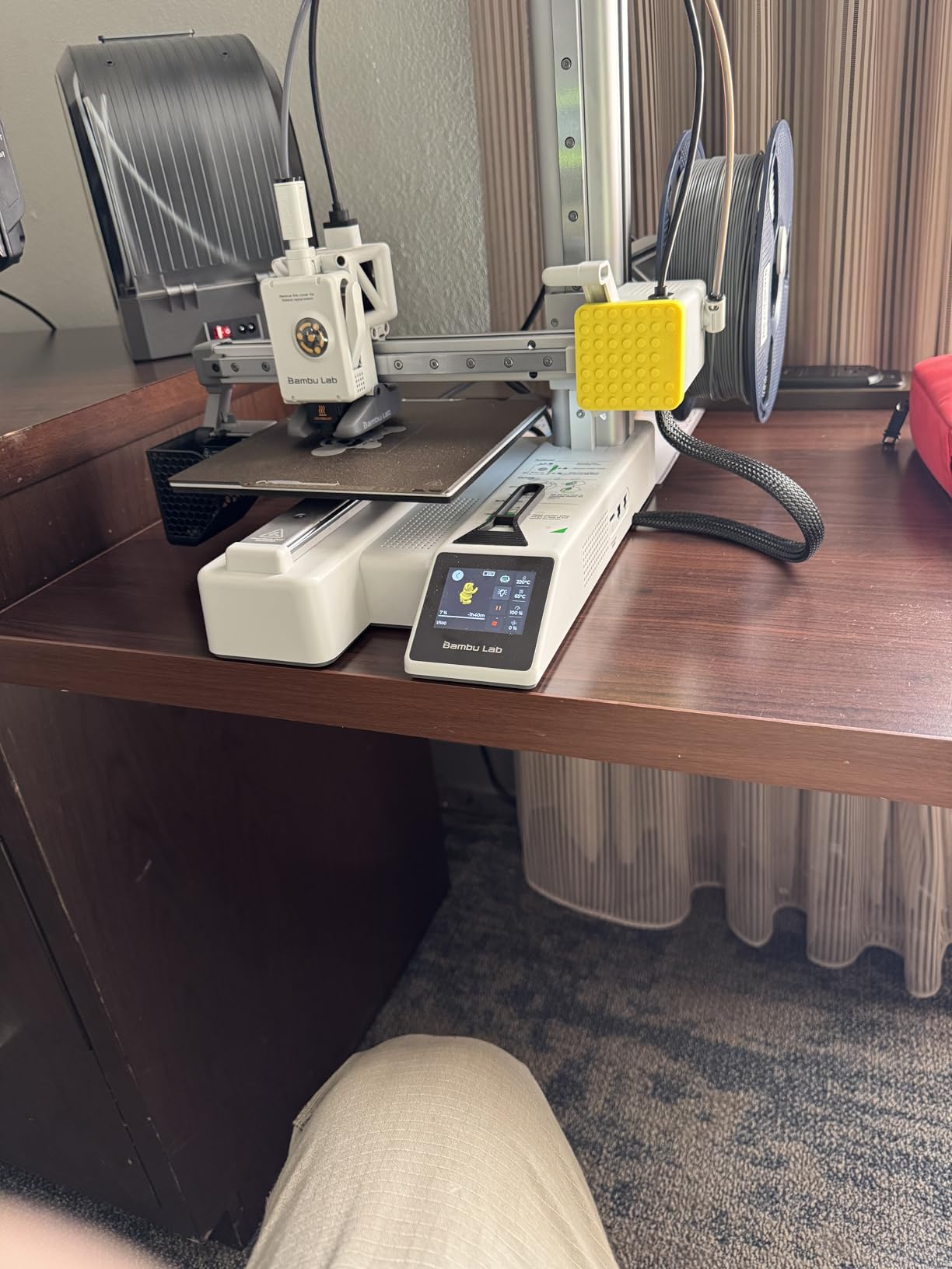 Bambu Lab A1 Mini 3D Printer + LED Lamp Kit, Set Up in 20 Mins, High Speed & Precision, Full-Auto Calibration & Active Flow Rate Compensation, ≤48 dB Quiet FDM 3D Printers customer photo 1